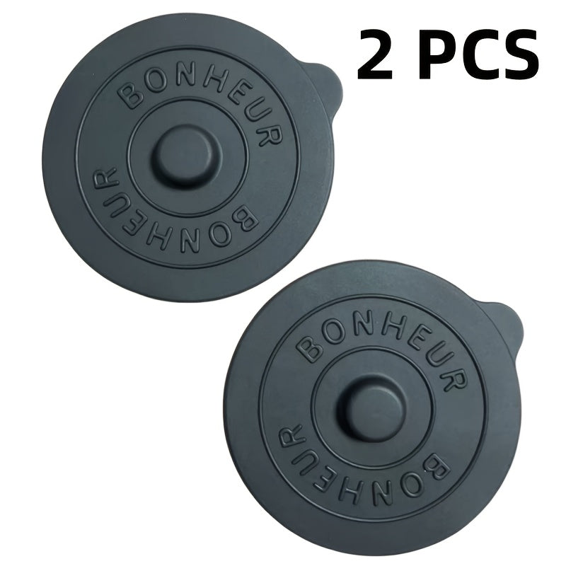 2pcs  Silicone Cup Lids, Dust-Proof Lids for Mugs, Tea Cups, Glasses, and Water Glasses, Nordic Style, Christmas Gift, Halloween Gift for Family, Colleagues, and Friends