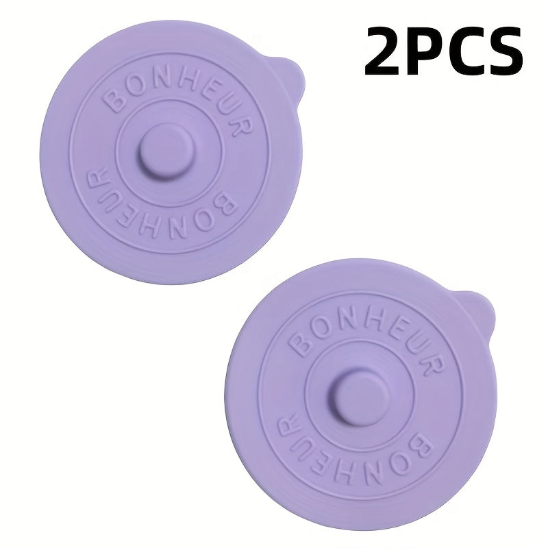2pcs  Silicone Cup Lids, Dust-Proof Lids for Mugs, Tea Cups, Glasses, and Water Glasses, Nordic Style, Christmas Gift, Halloween Gift for Family, Colleagues, and Friends