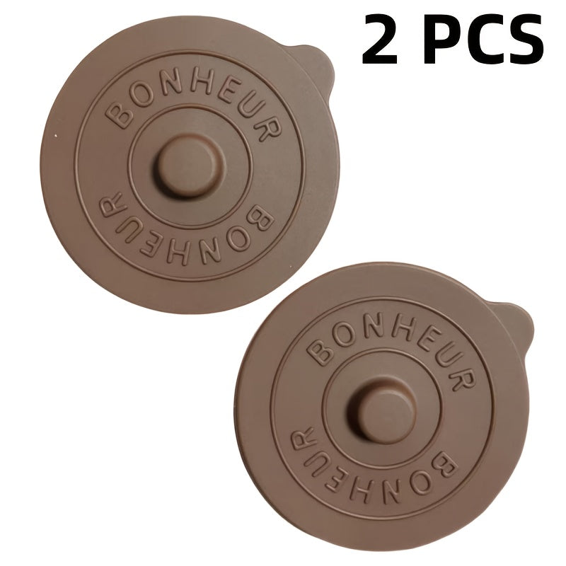2pcs  Silicone Cup Lids, Dust-Proof Lids for Mugs, Tea Cups, Glasses, and Water Glasses, Nordic Style, Christmas Gift, Halloween Gift for Family, Colleagues, and Friends